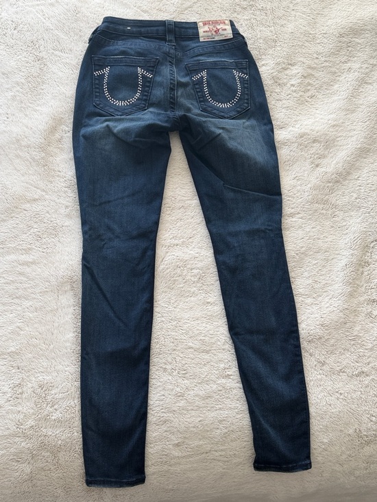 True Religion Denim - True Religion Women's Dark Indigo Skinny Jeans